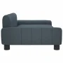 Sofá para niños de tela gris oscuro 90x53x30 cm de , Mobiliario para bebés y niños pequeños - Ref: Foro24-3196259, Precio: 96...
