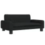 Sofá para niños de tela negro 70x45x30 cm de , Mobiliario para bebés y niños pequeños - Ref: Foro24-3196273, Precio: 77,82 €,...