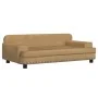 Sofá para niños de terciopelo marrón 90x53x30 cm de , Mobiliario para bebés y niños pequeños - Ref: Foro24-3196284, Precio: 8...