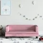 Sofá para niños de terciopelo rosa 80x45x30 cm de , Mobiliario para bebés y niños pequeños - Ref: Foro24-3196308, Precio: 68,...