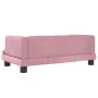 Sofá para niños de terciopelo rosa 80x45x30 cm de , Mobiliario para bebés y niños pequeños - Ref: Foro24-3196308, Precio: 68,...