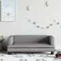 Sofá para niños de cuero sintético gris 80x45x30 cm de , Mobiliario para bebés y niños pequeños - Ref: Foro24-3196315, Precio...