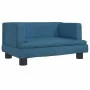 Sofá para niños de terciopelo azul 60x40x30 cm de , Mobiliario para bebés y niños pequeños - Ref: Foro24-3196317, Precio: 57,...