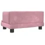 Sofá para niños de terciopelo rosa 60x40x30 cm de , Mobiliario para bebés y niños pequeños - Ref: Foro24-3196320, Precio: 57,...