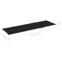 Tumbona doble y cojines negros madera pino impregnada von , Liegen - Ref: Foro24-3065886, Preis: 217,97 €, Rabatt: %