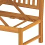 Sofá cama con cojín madera maciza acacia gris 200x60x75 cm de , Camas para exteriores - Ref: Foro24-312145, Precio: 367,94 €,...