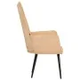Sillón orejero de lona color crema by , Armchairs - Ref: Foro24-339651, Price: 85,74 €, Discount: %