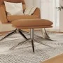 Reposapiés tela de microfibra gris taupe 60x60x35 cm de , Otomanas - Ref: Foro24-341559, Precio: 37,86 €, Descuento: %