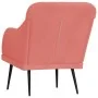 Sillón de terciopelo rosa 63x76x80 cm de , Sillones - Ref: Foro24-351457, Precio: 97,72 €, Descuento: %