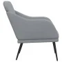 Sillón de tela gris claro 63x76x80 cm de , Sillones - Ref: Foro24-351474, Precio: 100,65 €, Descuento: %
