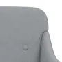 Sillón de tela gris claro 63x76x80 cm de , Sillones - Ref: Foro24-351474, Precio: 100,65 €, Descuento: %