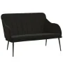 Banco de terciopelo negro 110x76x80 cm de , Bancos - Ref: Foro24-351469, Precio: 142,38 €, Descuento: %