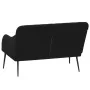 Banco de terciopelo negro 110x76x80 cm de , Bancos - Ref: Foro24-351469, Precio: 142,38 €, Descuento: %