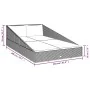 Tumbona cama de jardín ratán sintético marrón 110x200 cm de , Camas para exteriores - Ref: Foro24-42666, Precio: 293,41 €, De...