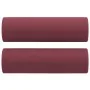 Sofá de 3 plazas con cojines tela rojo tinto 180 cm de , Sofás - Ref: Foro24-3200835, Precio: 274,15 €, Descuento: %