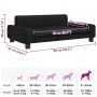 Cama para perros de cuero sintético negra 90x53x30 cm de , Camas para perros - Ref: Foro24-171852, Precio: 96,68 €, Descuento: %