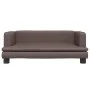 Cama para perros de cuero sintético marrón 80x45x30 cm de , Camas para perros - Ref: Foro24-171903, Precio: 69,76 €, Descuent...