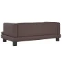 Cama para perros de cuero sintético marrón 80x45x30 cm de , Camas para perros - Ref: Foro24-171903, Precio: 69,76 €, Descuent...