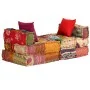 Puf modular de 3 plazas de tela patchwork de , Cojines para sillas y sofás - Ref: Foro24-244983, Precio: 751,30 €, Descuento: %