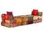 Puf modular de 3 plazas de tela patchwork de , Cojines para sillas y sofás - Ref: Foro24-244983, Precio: 751,30 €, Descuento: %