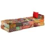 Puf modular de 3 plazas de tela patchwork de , Cojines para sillas y sofás - Ref: Foro24-244983, Precio: 751,30 €, Descuento: %