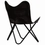 Silla mariposa butterfly para niños de cuero auténtico negro de , Sillones - Ref: Foro24-246385, Precio: 76,11 €, Descuento: %