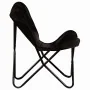 Silla mariposa butterfly para niños de cuero auténtico negro de , Sillones - Ref: Foro24-246385, Precio: 76,11 €, Descuento: %
