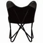 Silla mariposa butterfly para niños de cuero auténtico negro de , Sillones - Ref: Foro24-246385, Precio: 76,11 €, Descuento: %