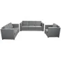 Conjunto de sofás 3 unidades tela gris claro by , Sofas - Ref: Foro24-274213, Price: 938,37 €, Discount: %