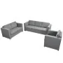 Conjunto de sofás 3 unidades tela gris claro by , Sofas - Ref: Foro24-274213, Price: 938,37 €, Discount: %
