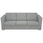 Conjunto de sofás 3 unidades tela gris claro by , Sofas - Ref: Foro24-274213, Price: 938,37 €, Discount: %