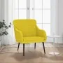 Sillón de terciopelo amarillo 63x76x80 cm de , Sillones - Ref: Foro24-351441, Precio: 98,78 €, Descuento: %