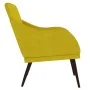 Sillón de terciopelo amarillo 63x76x80 cm de , Sillones - Ref: Foro24-351441, Precio: 98,78 €, Descuento: %