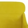 Sillón de terciopelo amarillo 63x76x80 cm de , Sillones - Ref: Foro24-351441, Precio: 98,78 €, Descuento: %