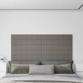 Paneles de pared 12 uds terciopelo gris claro 90x15 cm 1,62 m² by , Wall covering - Ref: Foro24-344105, Price: 52,55 €, Disco...