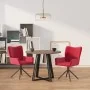 Sillas de comedor giratorias 2 unidades terciopelo rojo tinto von , Essstühle - Ref: Foro24-344814, Preis: 156,02 €, Rabatt: %