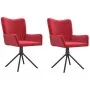Sillas de comedor giratorias 2 unidades terciopelo rojo tinto von , Essstühle - Ref: Foro24-344814, Preis: 156,02 €, Rabatt: %