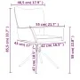 Sillas de comedor giratorias 2 unidades terciopelo rojo tinto von , Essstühle - Ref: Foro24-344814, Preis: 156,02 €, Rabatt: %