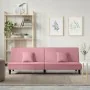Sofá cama terciopelo rosa de , Sofás - Ref: Foro24-351910, Precio: 227,66 €, Descuento: %