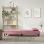 Sofá cama terciopelo rosa de , Sofás - Ref: Foro24-351910, Precio: 227,66 €, Descuento: %