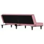 Sofá cama terciopelo rosa de , Sofás - Ref: Foro24-351910, Precio: 227,66 €, Descuento: %