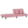 Sofá cama terciopelo rosa de , Sofás - Ref: Foro24-351910, Precio: 227,66 €, Descuento: %