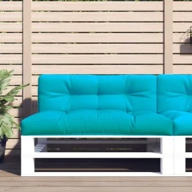 Cojín para sofá de palets tela turquesa 120x40x12 cm de , Cojines para sillas y sofás - Ref: Foro24-360644, Precio: 26,60 €, ...
