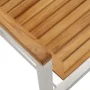 Sillas de jardín con cojines 2 uds madera maciza teca y acero de , Sillas de jardín - Ref: Foro24-3061533, Precio: 277,36 €, ...