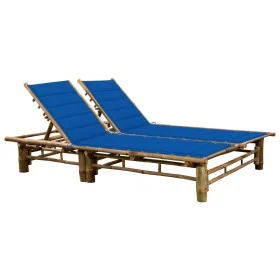 Tumbona con cojines para 2 personas bambú von , Liegen - Ref: Foro24-3063955, Preis: 333,92 €, Rabatt: %