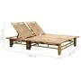 Tumbona con cojines para 2 personas bambú by , Loungers - Ref: Foro24-3063955, Price: 333,92 €, Discount: %