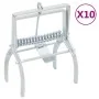Trampas para topos 10 unidades acero galvanizado plateado de , Trampas para control de plagas - Ref: Foro24-150683, Precio: 4...