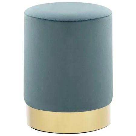 Taburete de terciopelo azul claro y dorado by , Folding stools and chairs - Ref: Foro24-249840, Price: 41,22 €, Discount: %