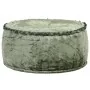 Puf redondo de terciopelo verde 40x20 cm by , Ottomans - Ref: Foro24-287567, Price: 37,80 €, Discount: %