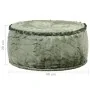Puf redondo de terciopelo verde 40x20 cm by , Ottomans - Ref: Foro24-287567, Price: 37,80 €, Discount: %